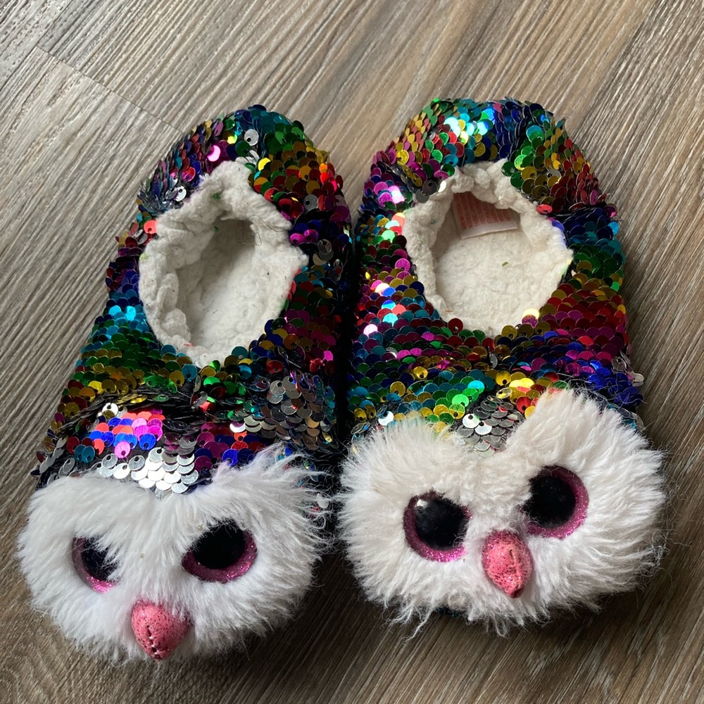 TY sequence fleece lined slippers